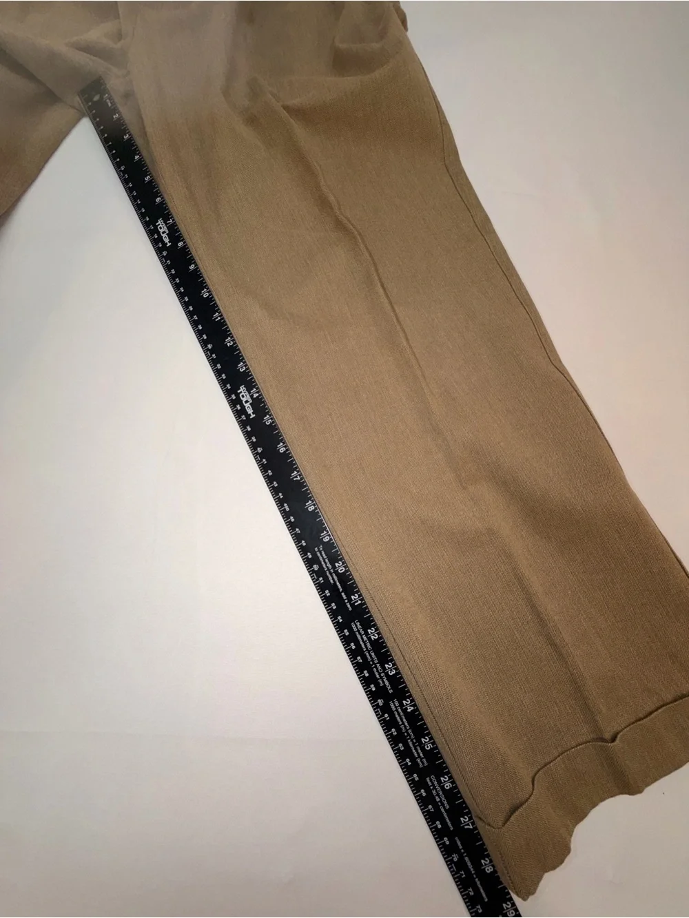 J.Crew Mens 36x32 Classic Fit Pants Brown Herringbone Pleated Cuffed 100% Cotton